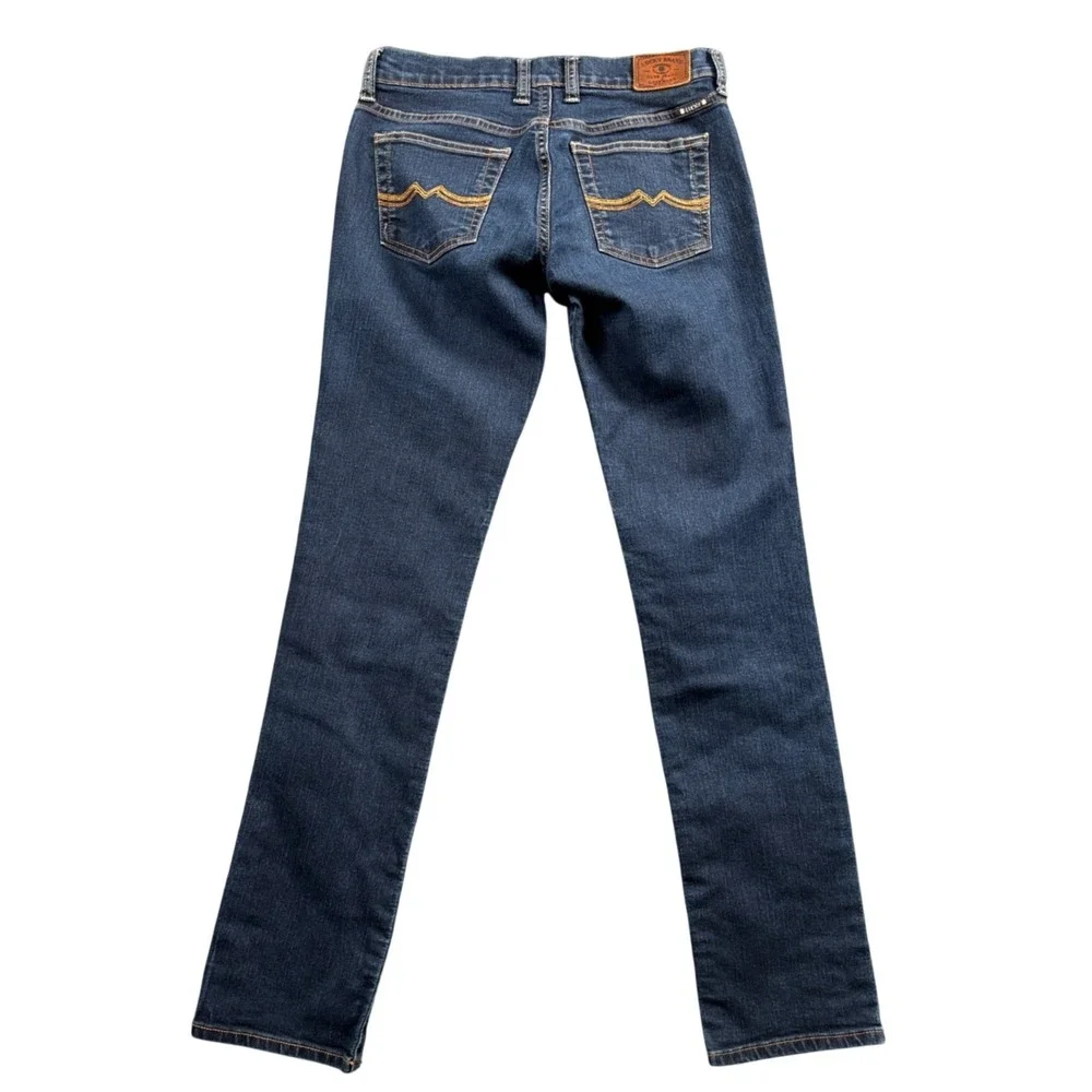 Lucky Brand Sweet N Straight Jean Women 26x28.5 (Tag 0/25) Indigo Mid Rise Denim